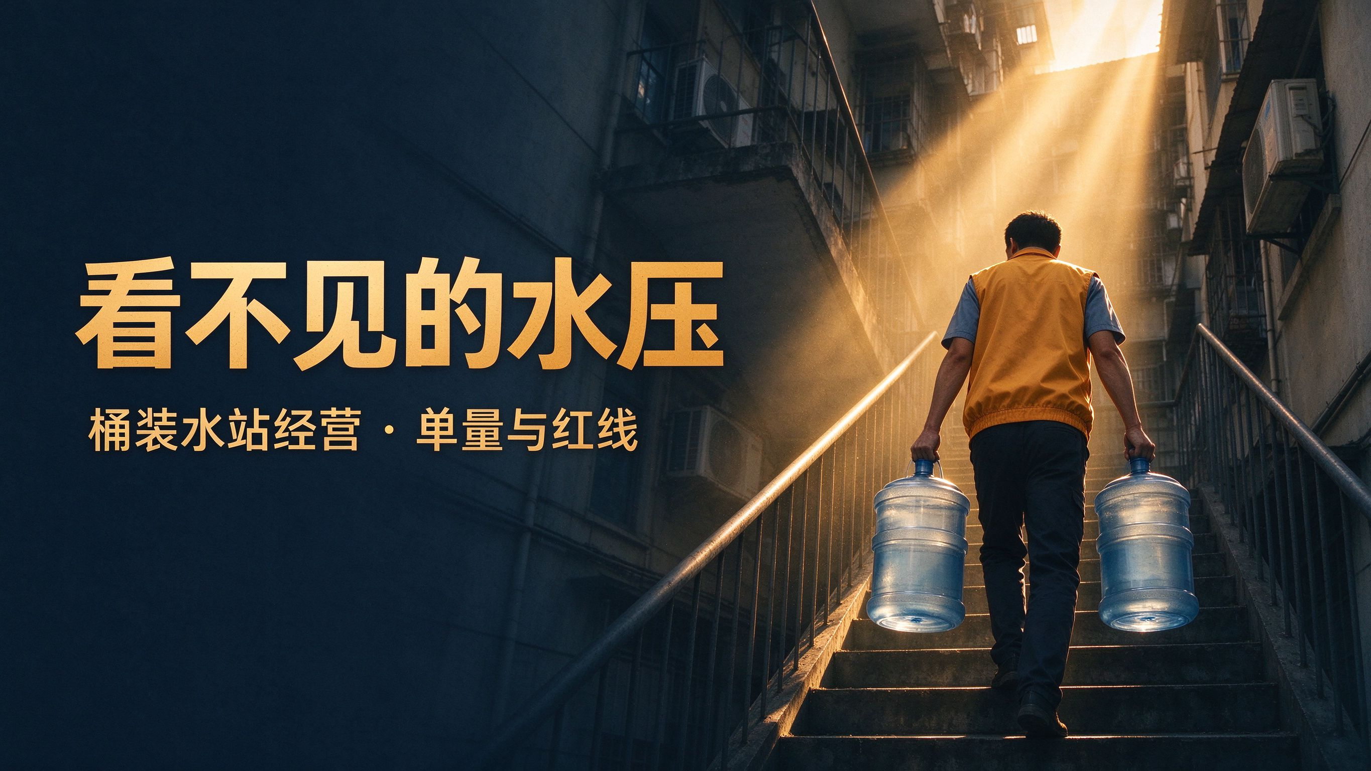 水站老板的第二本账:单量怎么来,红线怎么躲